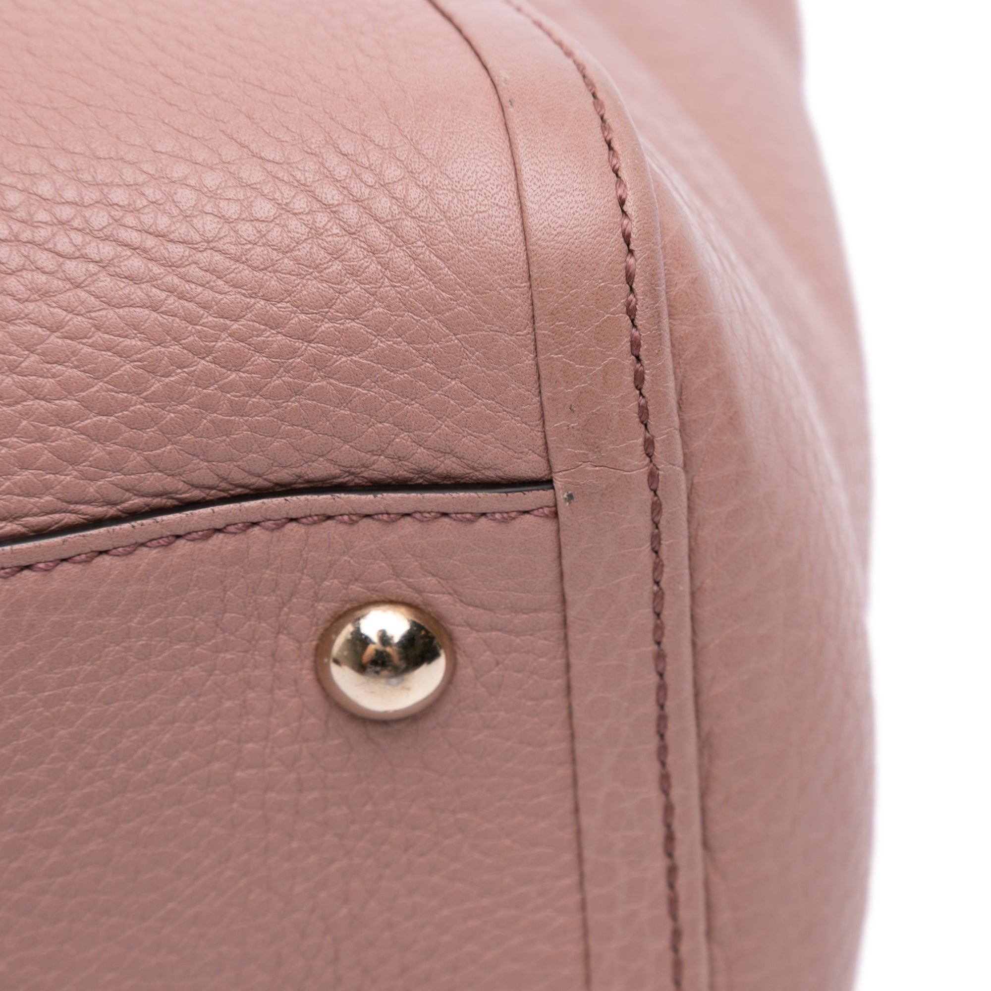 Small Pebbled Leather Soho Cellarius Satchel