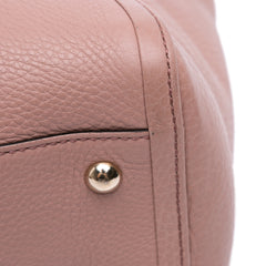 Small Pebbled Leather Soho Cellarius Satchel
