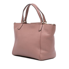 Small Pebbled Leather Soho Cellarius Satchel