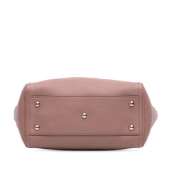 Small Pebbled Leather Soho Cellarius Satchel