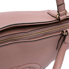 Small Pebbled Leather Soho Cellarius Satchel
