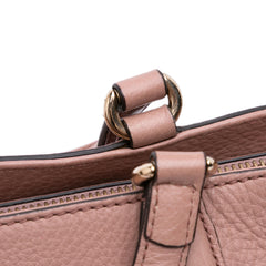 Small Pebbled Leather Soho Cellarius Satchel