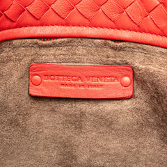 Nappa Intrecciato Ruffle Tote
