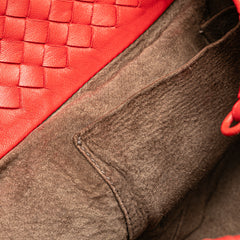 Nappa Intrecciato Ruffle Tote