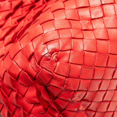Nappa Intrecciato Ruffle Tote