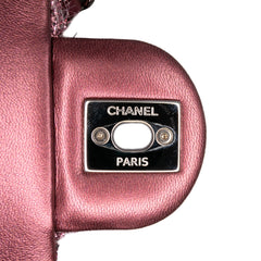 Medium Quilted Metallic Knit Pluto Glitter Flap