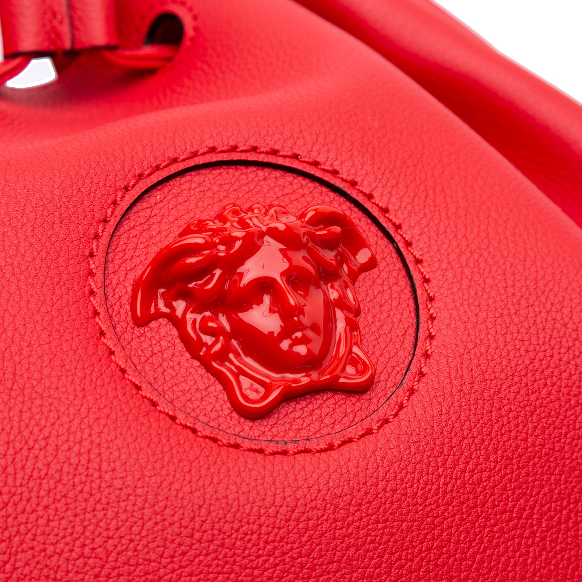Grained Calfskin La Medusa Bucket Bag