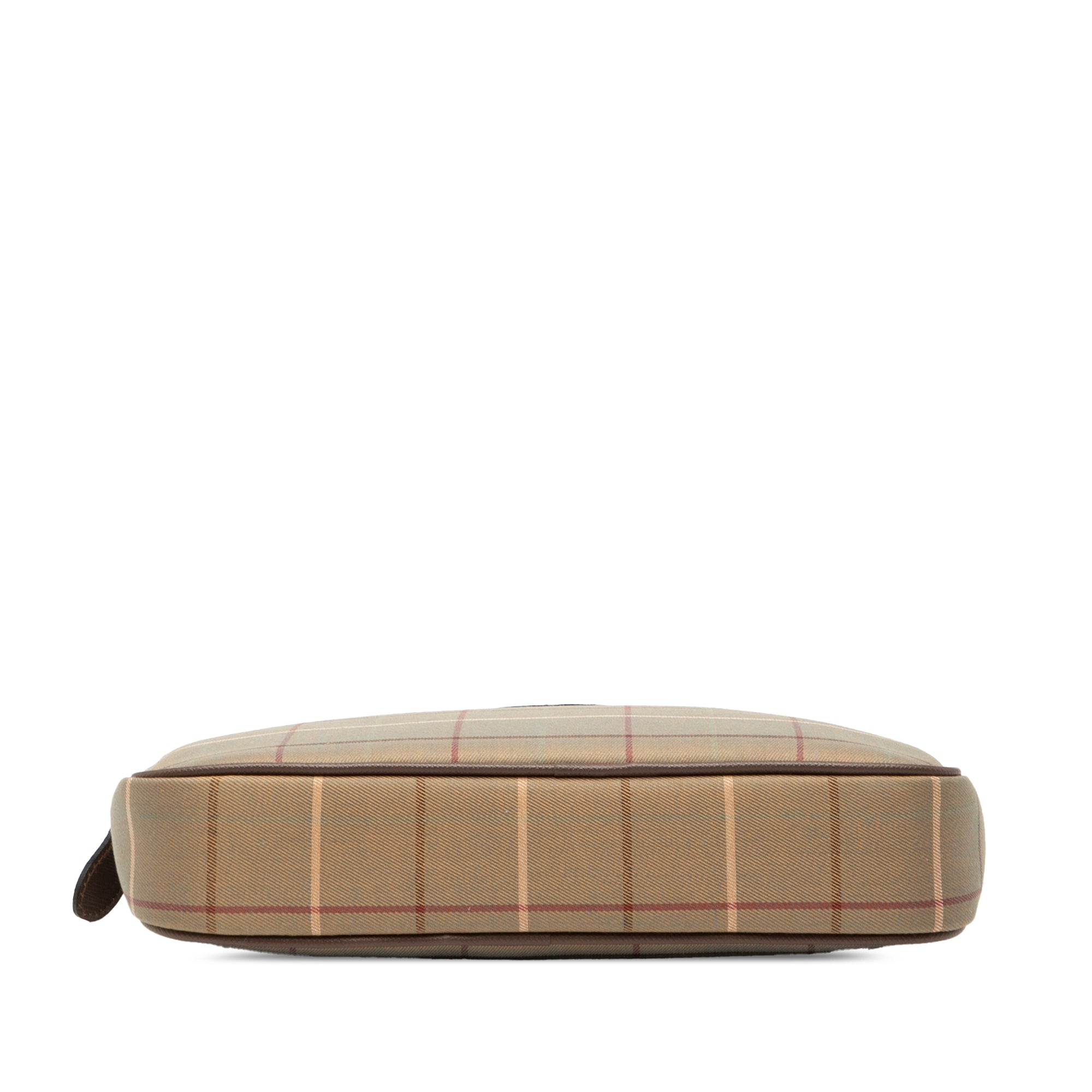 Vintage Check Canvas Clutch