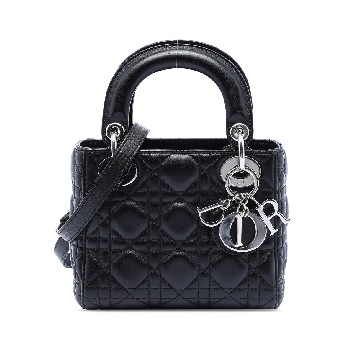 Mini Lambskin Cannage Lady Dior