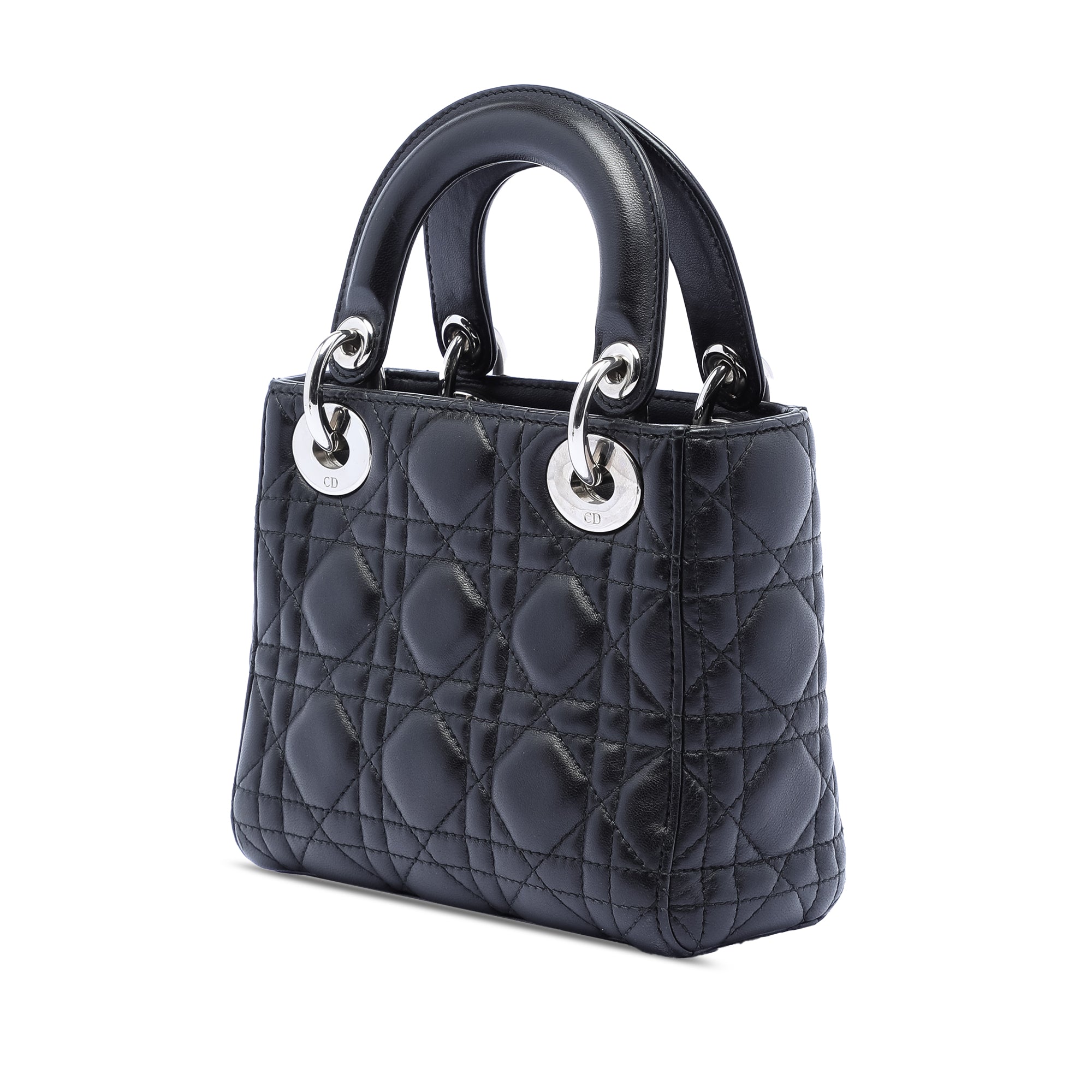Mini Lambskin Cannage Lady Dior