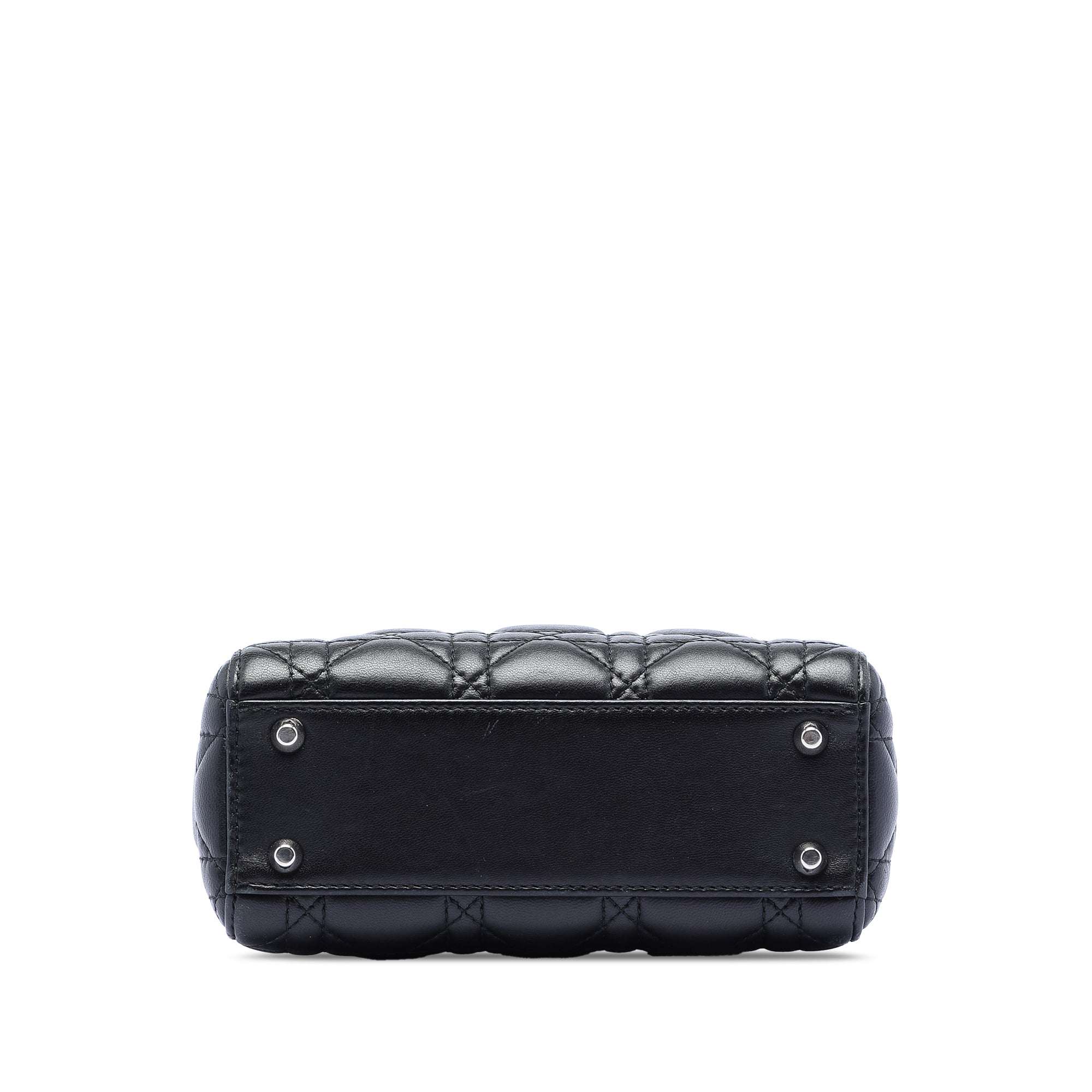 Mini Lambskin Cannage Lady Dior