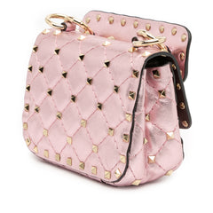 Micro Metallic Nappa Rockstud Spike Satchel