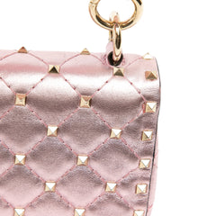 Micro Metallic Nappa Rockstud Spike Satchel