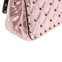 Micro Metallic Nappa Rockstud Spike Satchel