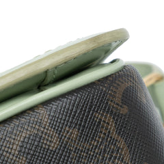 Teen Triomphe Coated Canvas and Calfskin Triomphe Crossbody