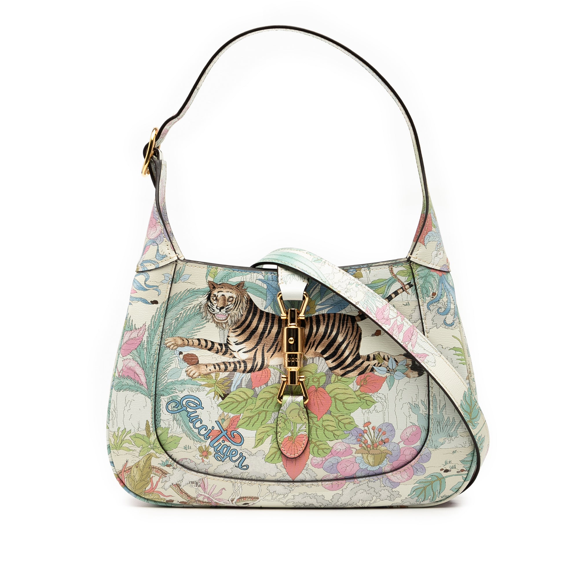 Small Calfskin Tiger Jackie 1961 Crossbody