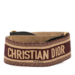 Canvas Logo Embroidered Shoulder Strap