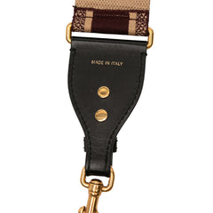 Canvas Logo Embroidered Shoulder Strap