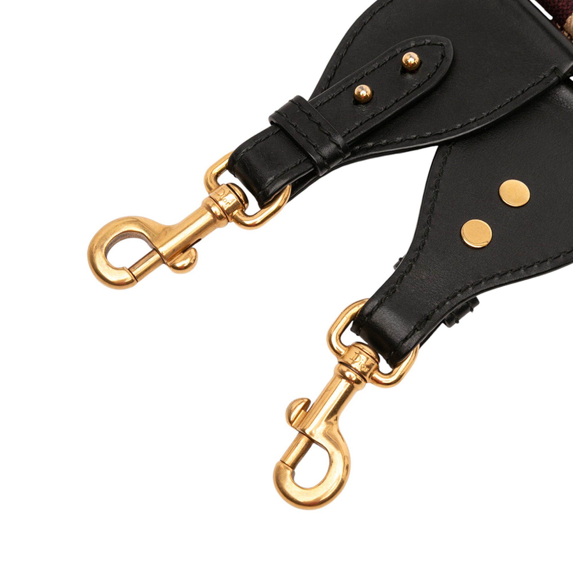 Canvas Logo Embroidered Shoulder Strap