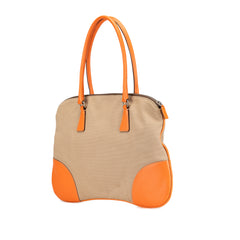 Cinghiale Trimmed Canvas Canapa Tote