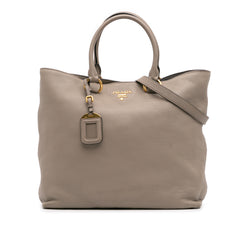 Vitello Daino Open Convertible Tote