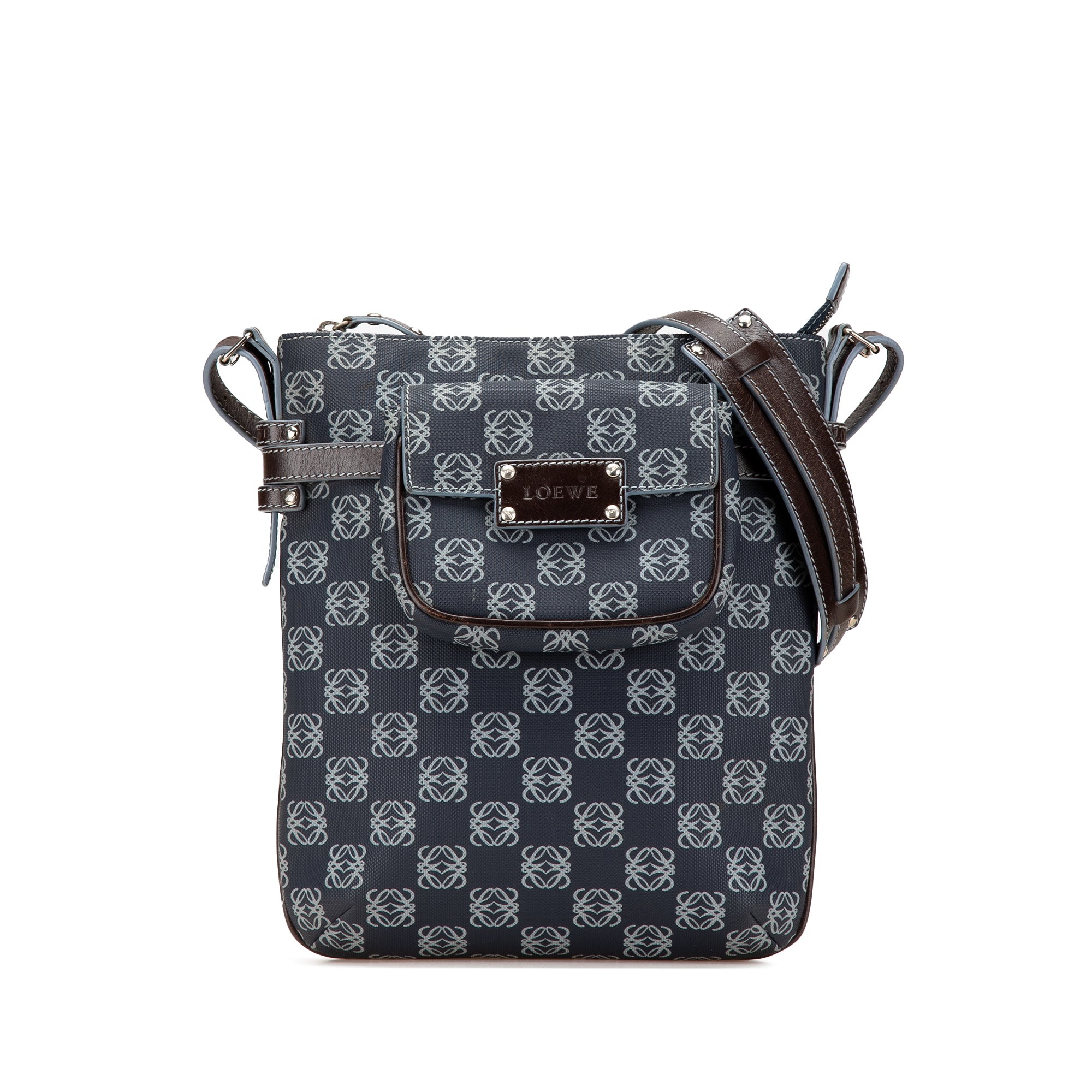 Anagram Coated Canvas Crossbody