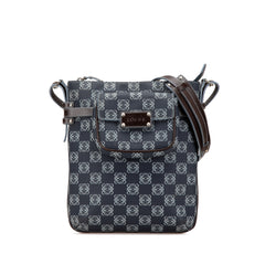Anagram Coated Canvas Crossbody