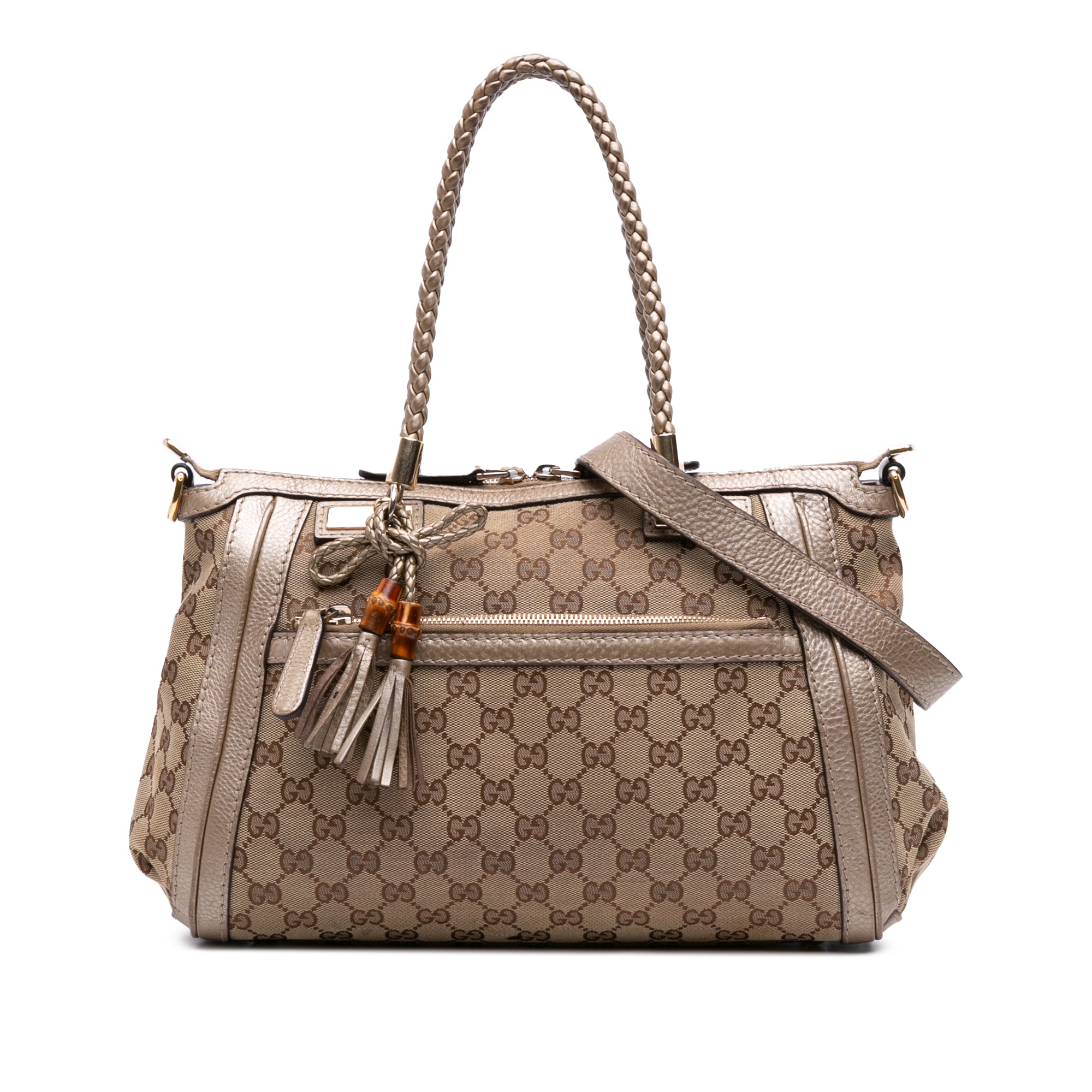 GG Canvas Bella Satchel