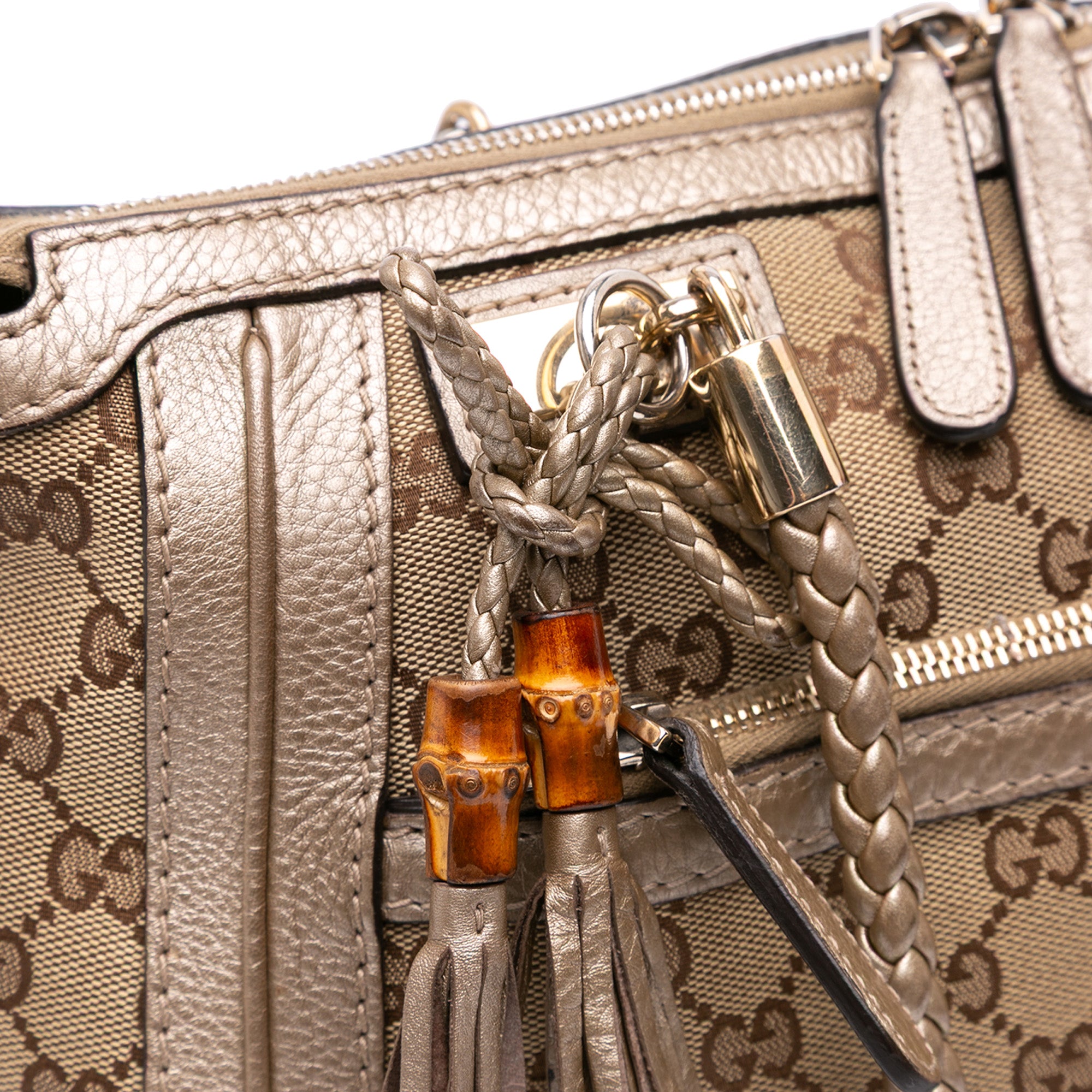 GG Canvas Bella Satchel