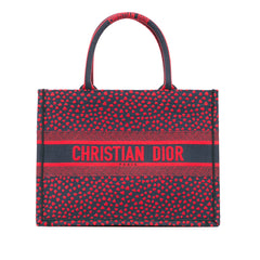 Medium Canvas Pop Hearts I Love Paris Book Tote