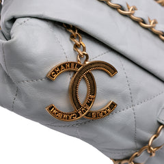 Quilted Calfskin Midnight Swim Baluchon Bag