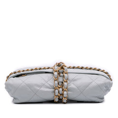 Quilted Calfskin Midnight Swim Baluchon Bag