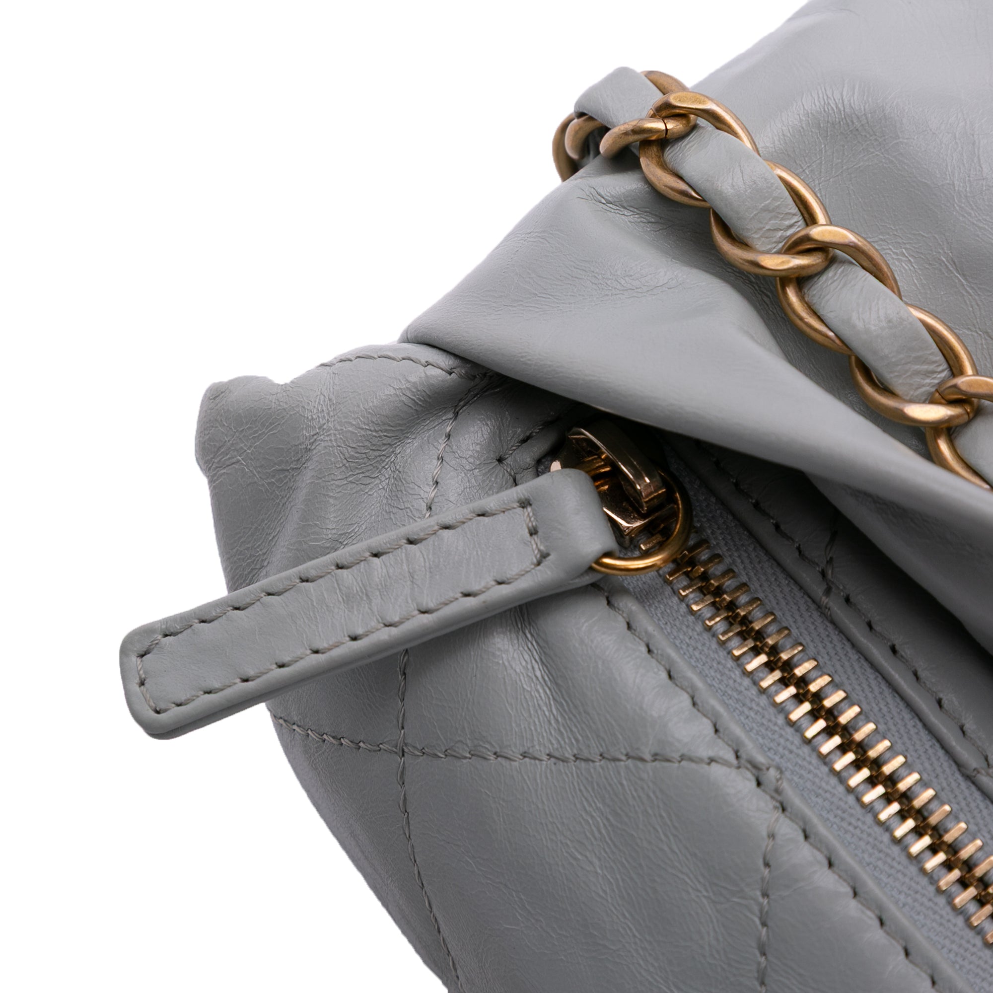 Quilted Calfskin Midnight Swim Baluchon Bag