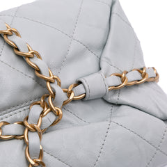 Quilted Calfskin Midnight Swim Baluchon Bag
