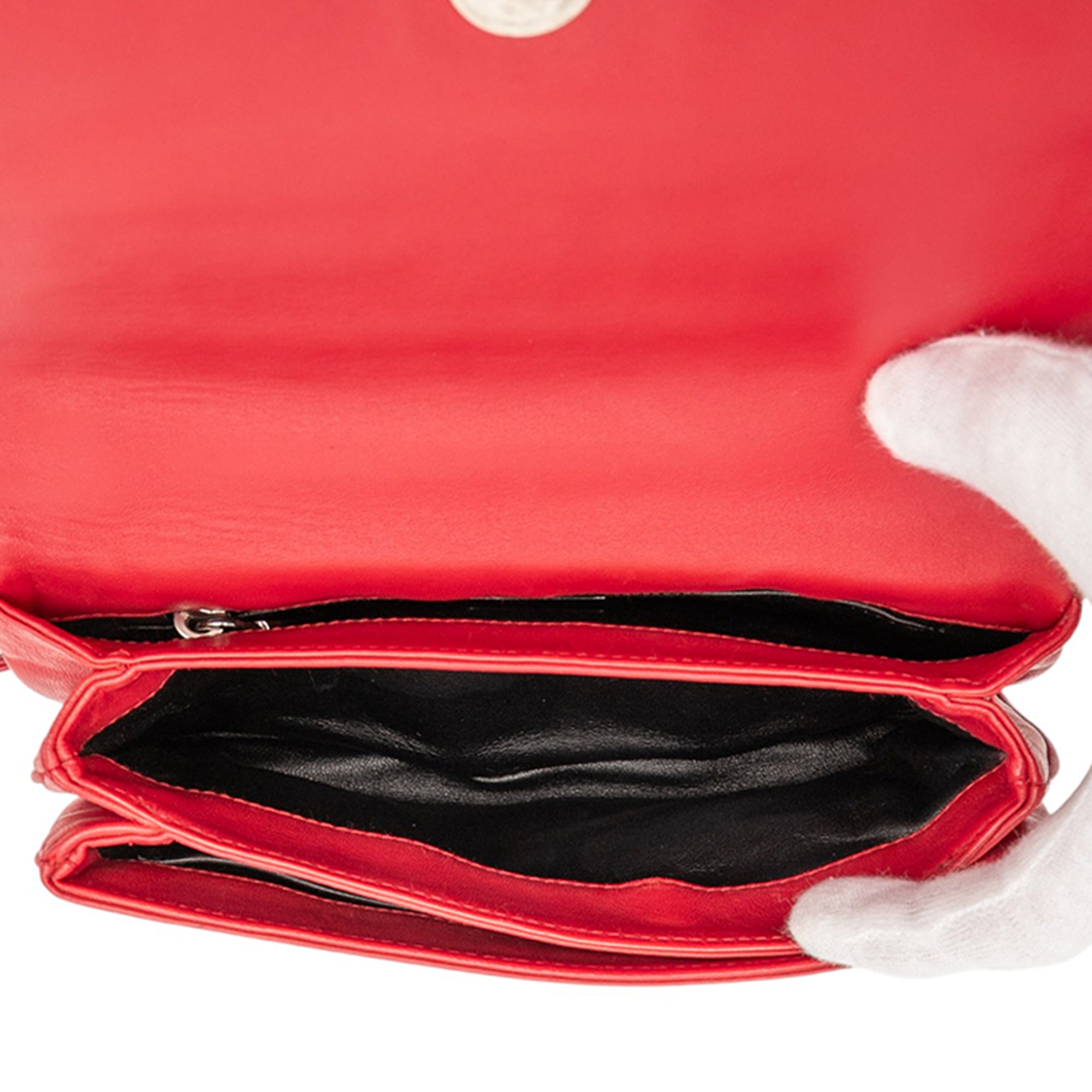 Nappa Gaufre Shoulder Bag