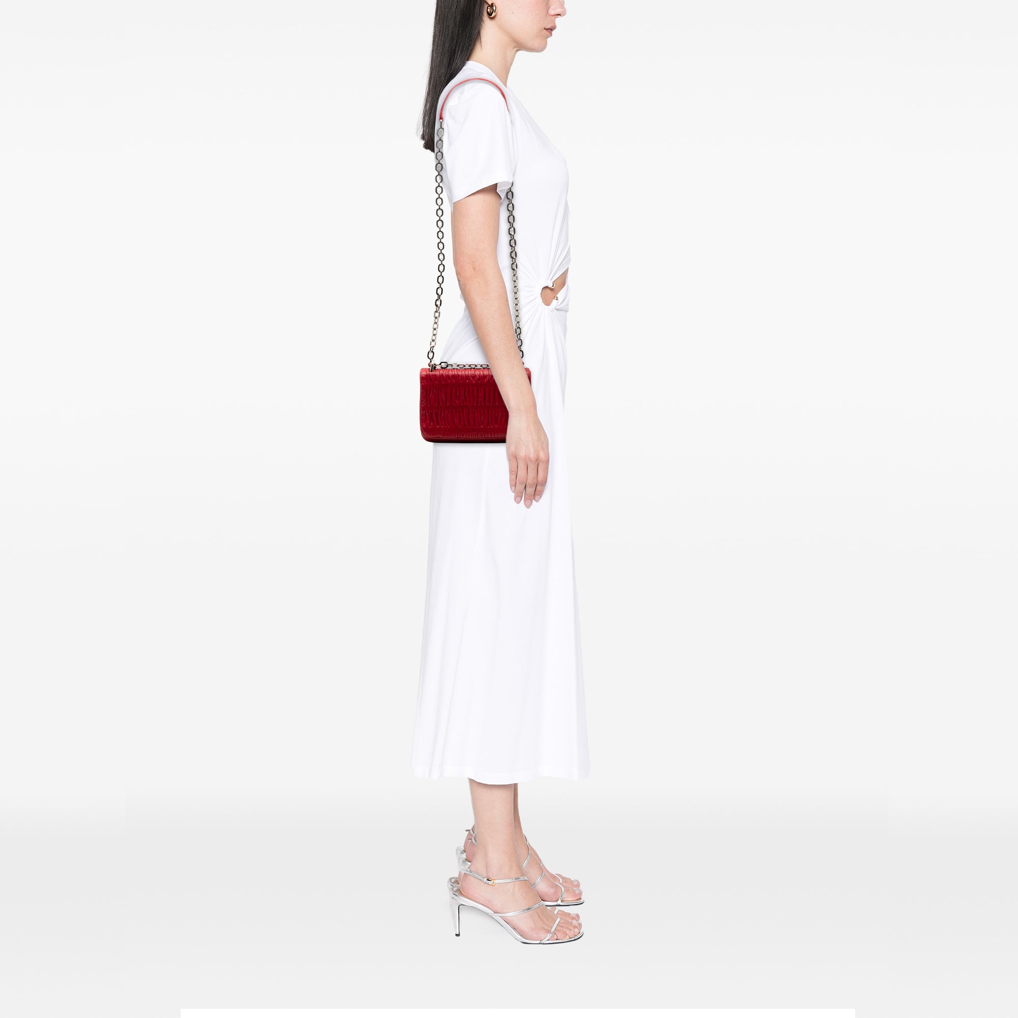 Nappa Gaufre Shoulder Bag