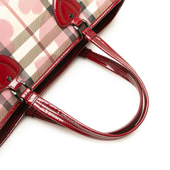 House Check Coated Canvas Hearts Gracie Tote