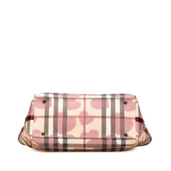 House Check Coated Canvas Hearts Gracie Tote