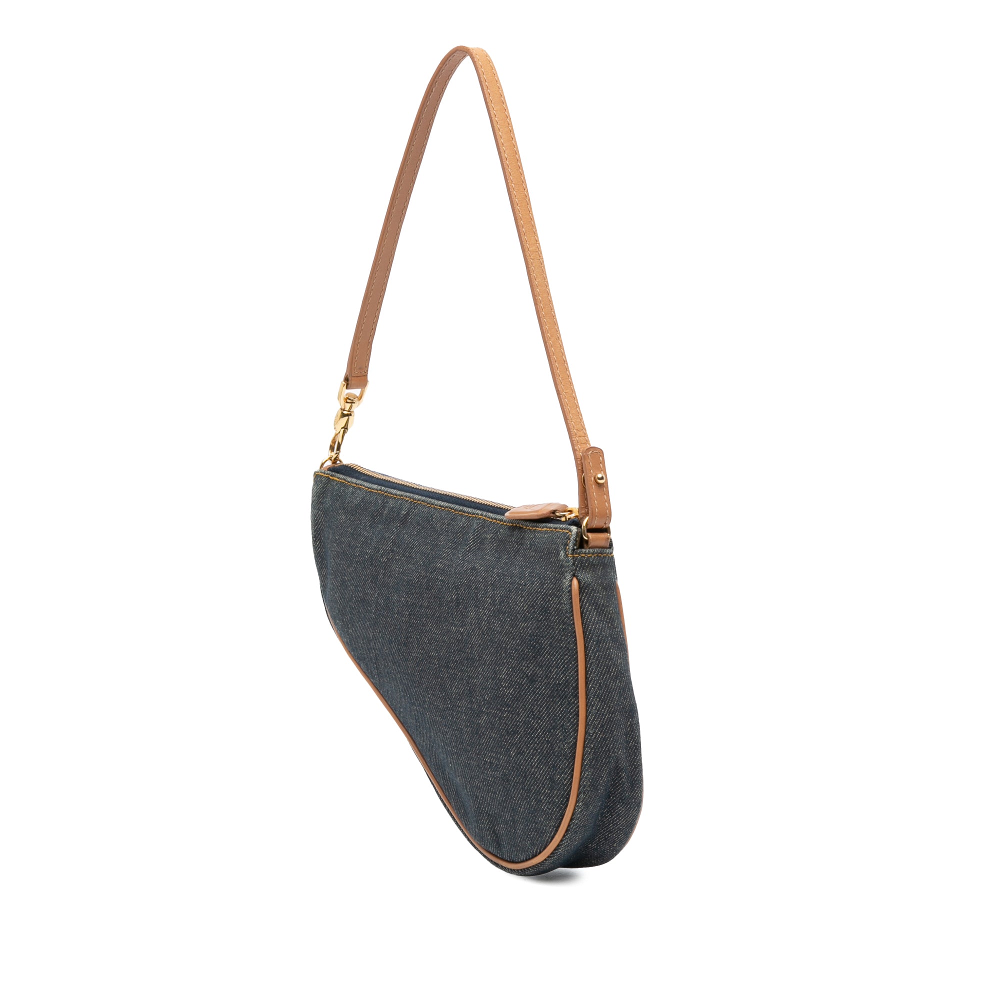 Mini Denim Saddle Pochette