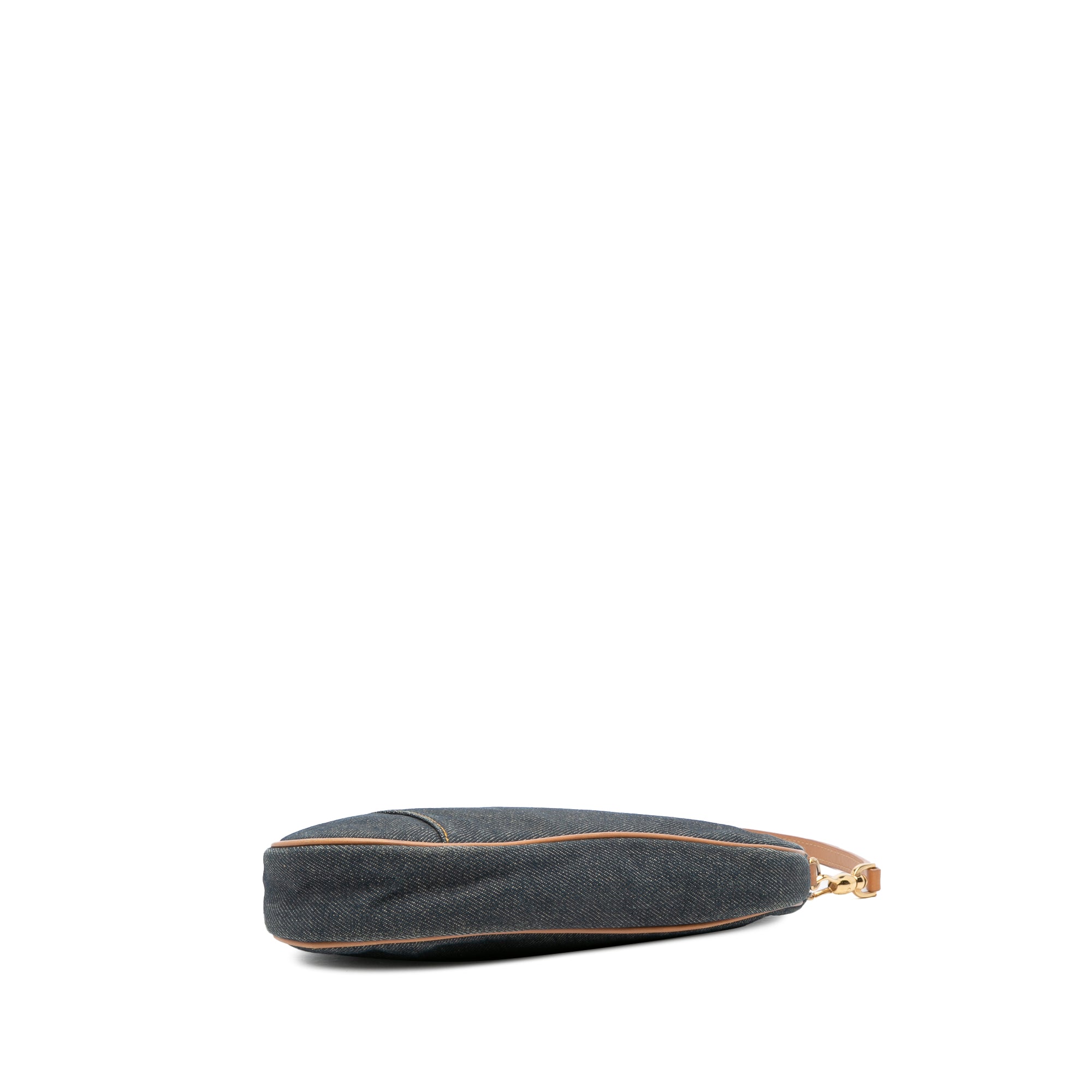Mini Denim Saddle Pochette