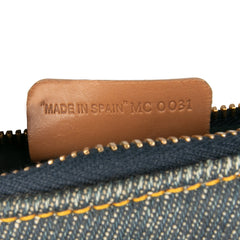 Mini Denim Saddle Pochette