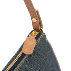 Mini Denim Saddle Pochette