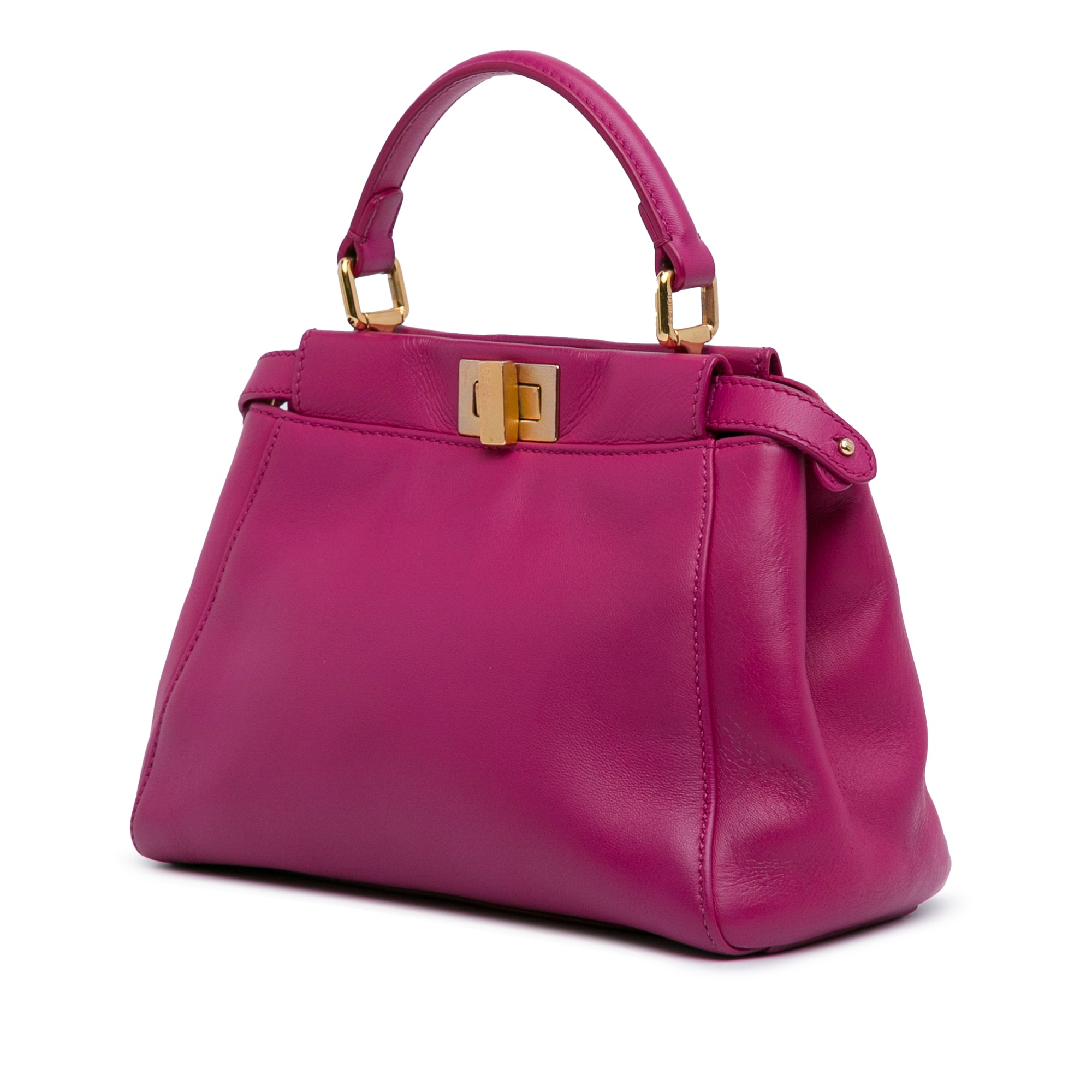 Mini Leather Iconic Peekaboo Satchel