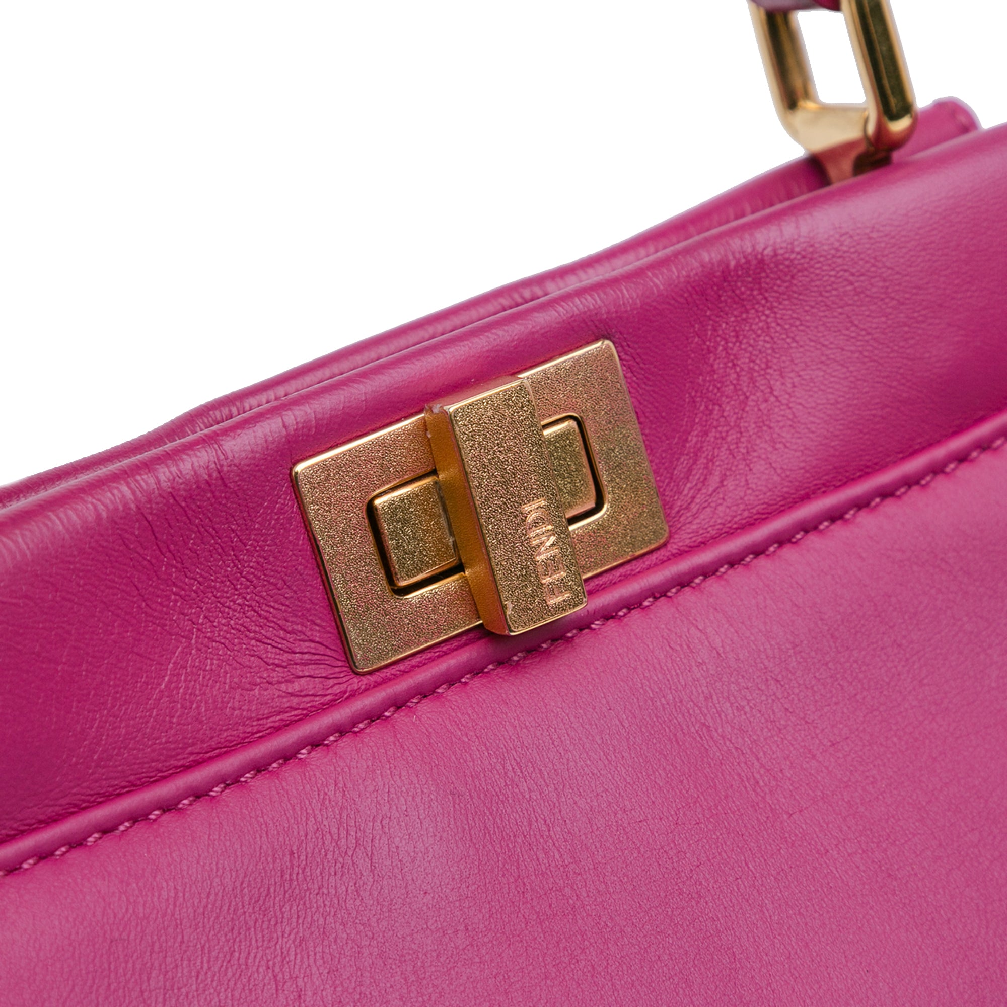 Mini Leather Iconic Peekaboo Satchel