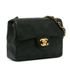 Mini Square Classic Lambskin Single Flap