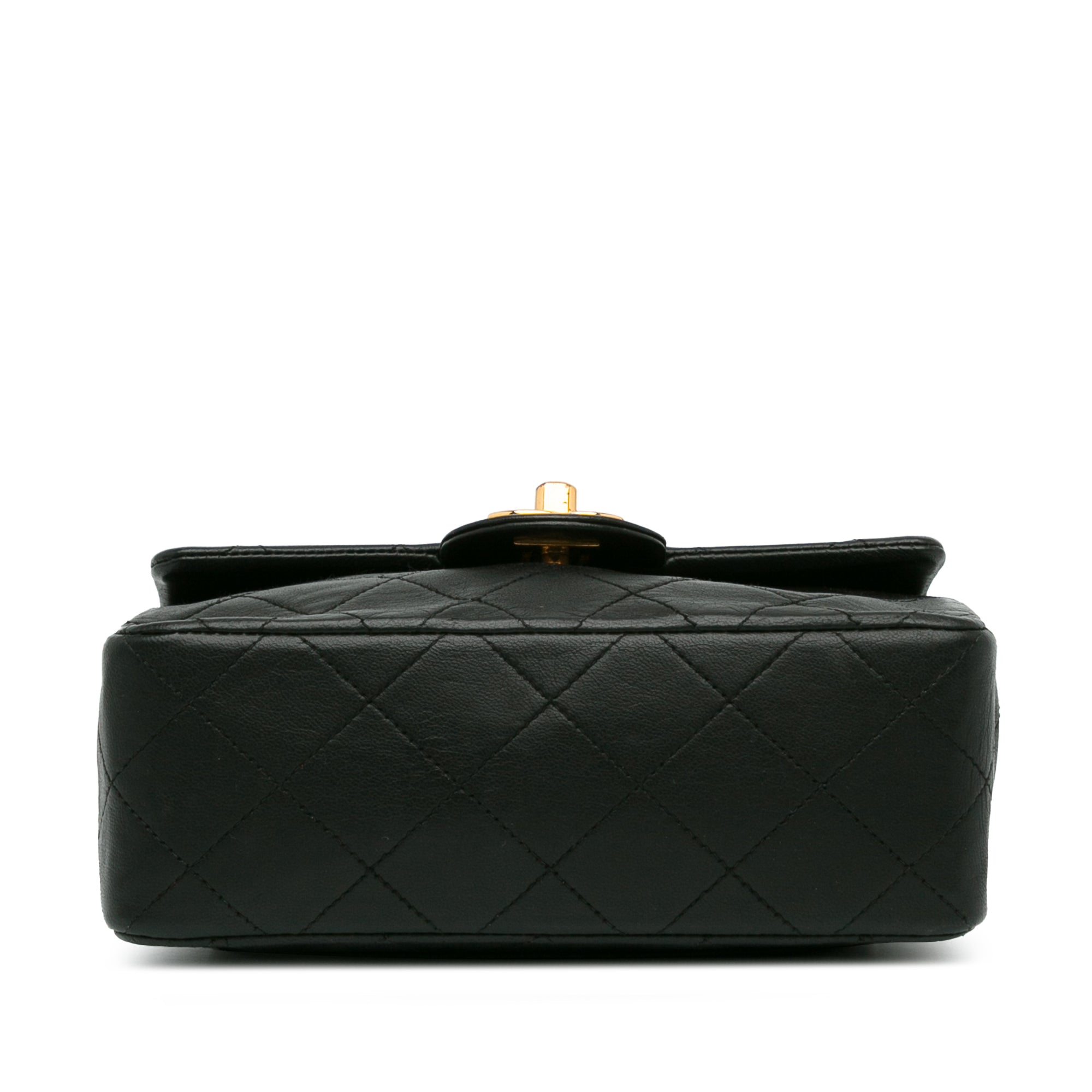 Mini Square Classic Lambskin Single Flap