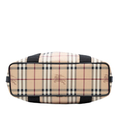 Haymarket Check Coated Canvas Vertical Tote