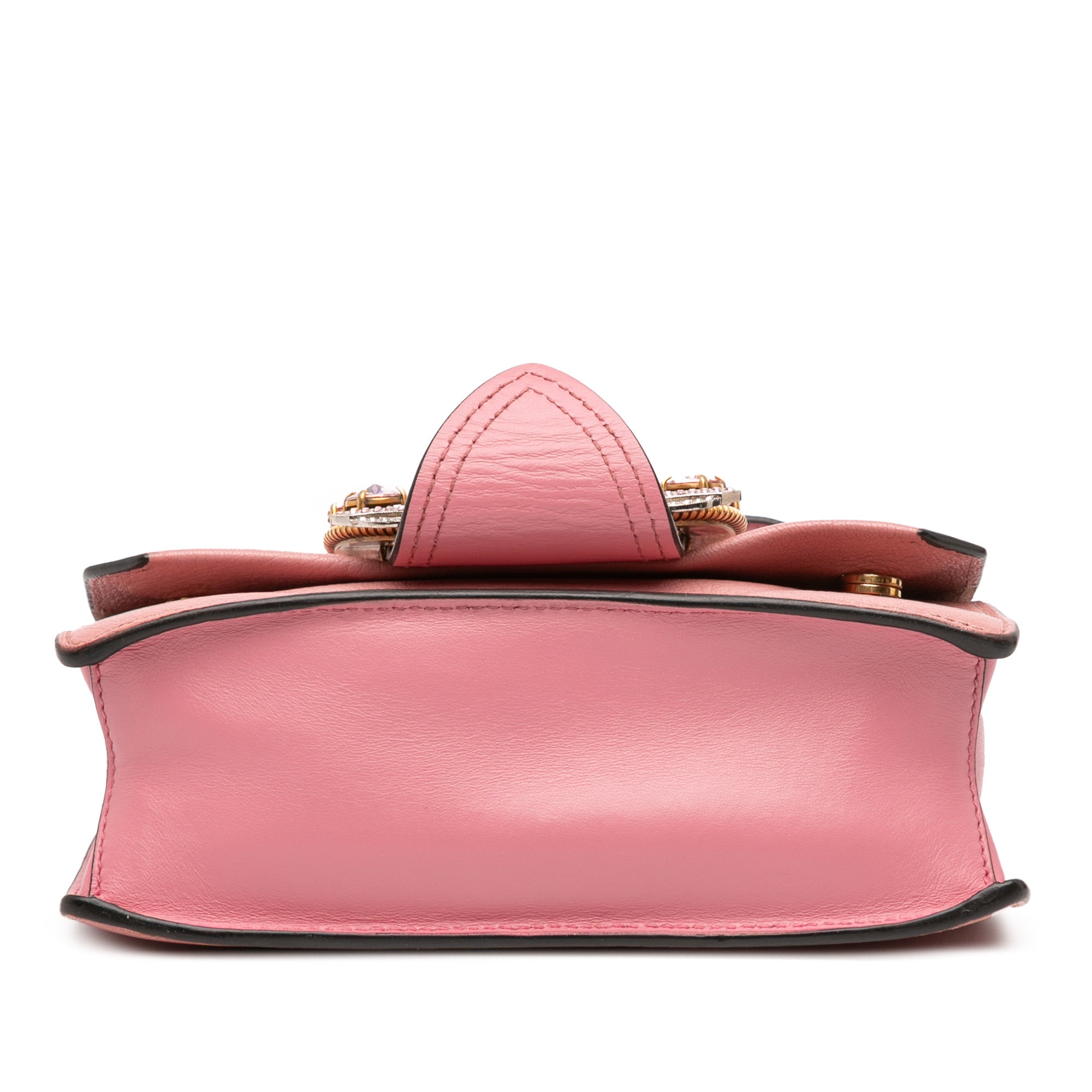 Goatskin Madras Soft Calf Crystal Embellished Crossbody