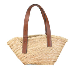 Small Raffia Basket Tote