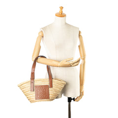 Small Raffia Basket Tote